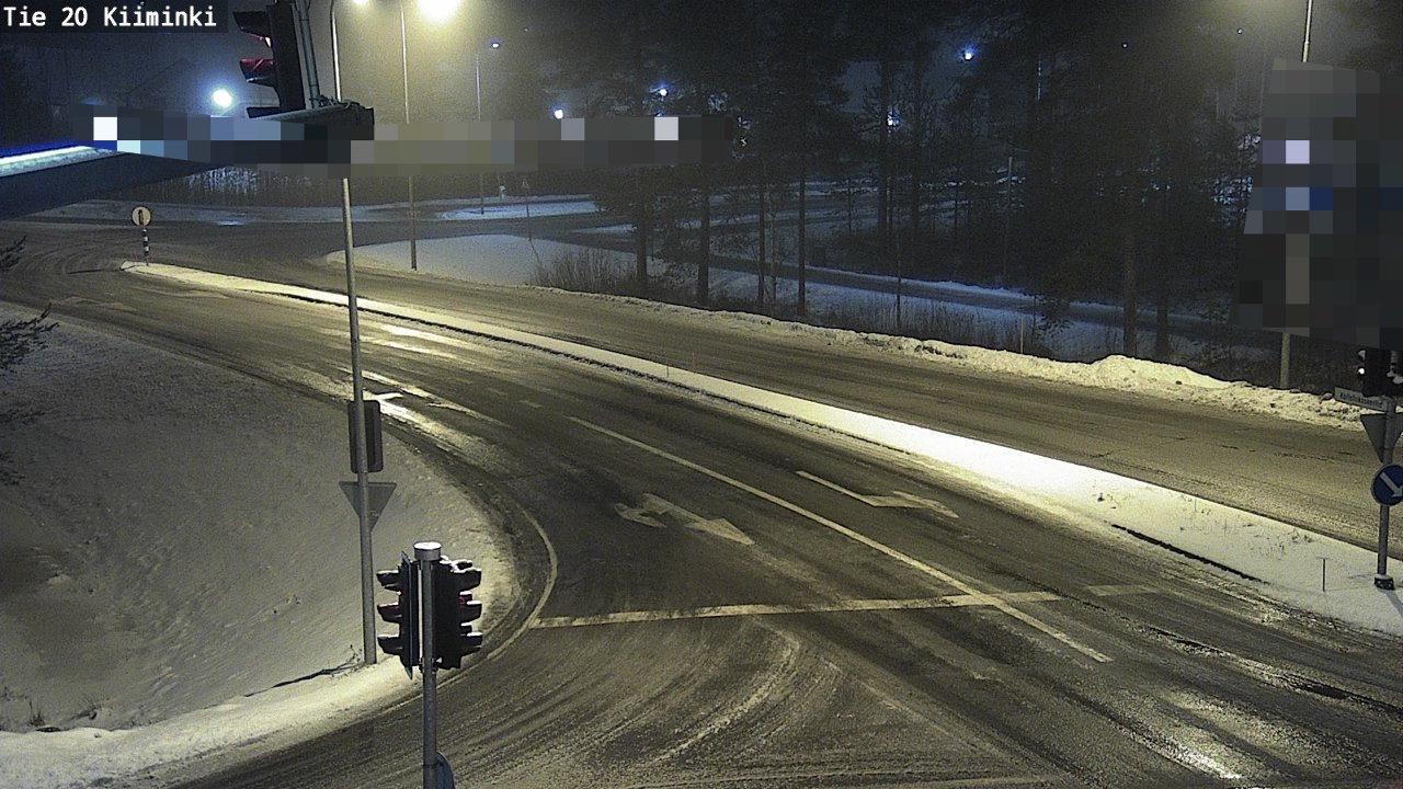 Weather Camera Image Road 20 Oulu Kiiminki, Oulu, Pohjois-Pohjanmaa