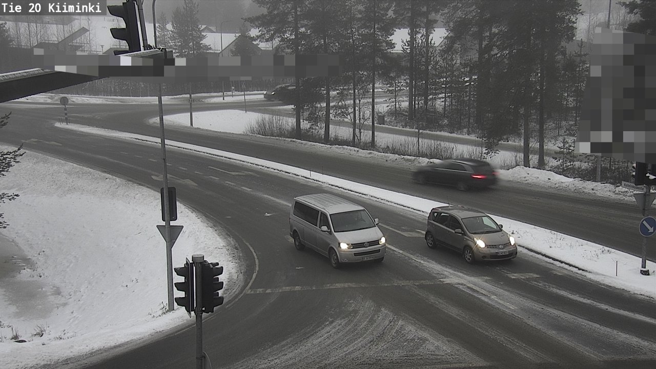 Weather Camera Image Road 20 Oulu Kiiminki, Oulu, Pohjois-Pohjanmaa
