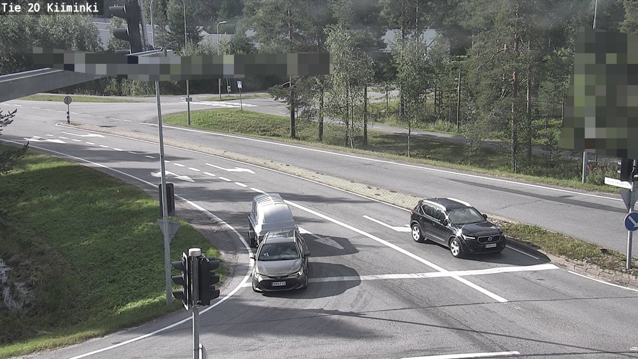 Weather Camera Image Road 20 Oulu Kiiminki, Oulu, Pohjois-Pohjanmaa