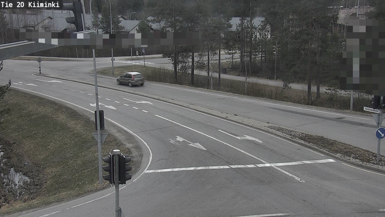 Weather Camera Image Väg 20 Uleåborg Kiiminki, Oulu, Pohjois-Pohjanmaa