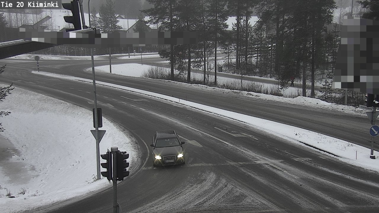 Weather Camera Image Road 20 Oulu Kiiminki, Oulu, Pohjois-Pohjanmaa