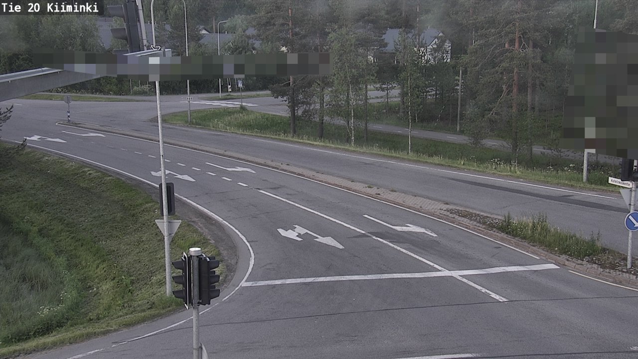 Weather Camera Image Väg 20 Uleåborg Kiiminki, Oulu, Pohjois-Pohjanmaa