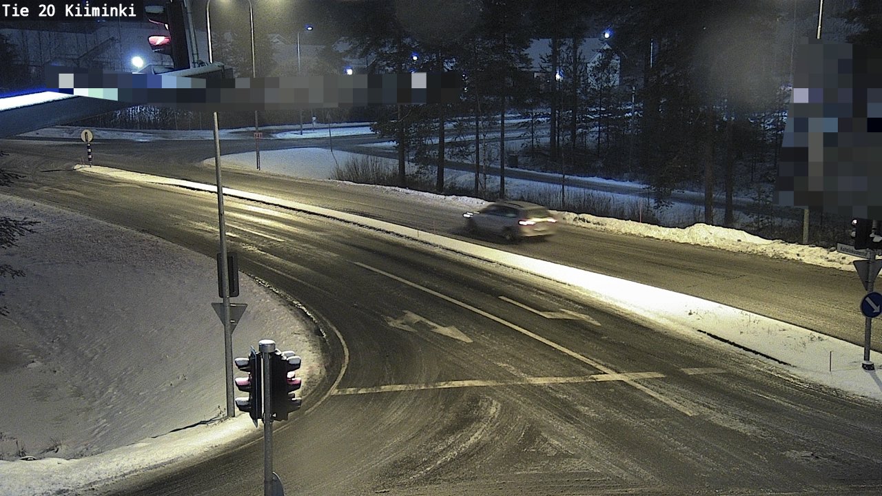 Weather Camera Image Road 20 Oulu Kiiminki, Oulu, Pohjois-Pohjanmaa