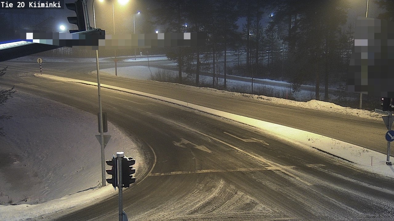 Weather Camera Image Road 20 Oulu Kiiminki, Oulu, Pohjois-Pohjanmaa