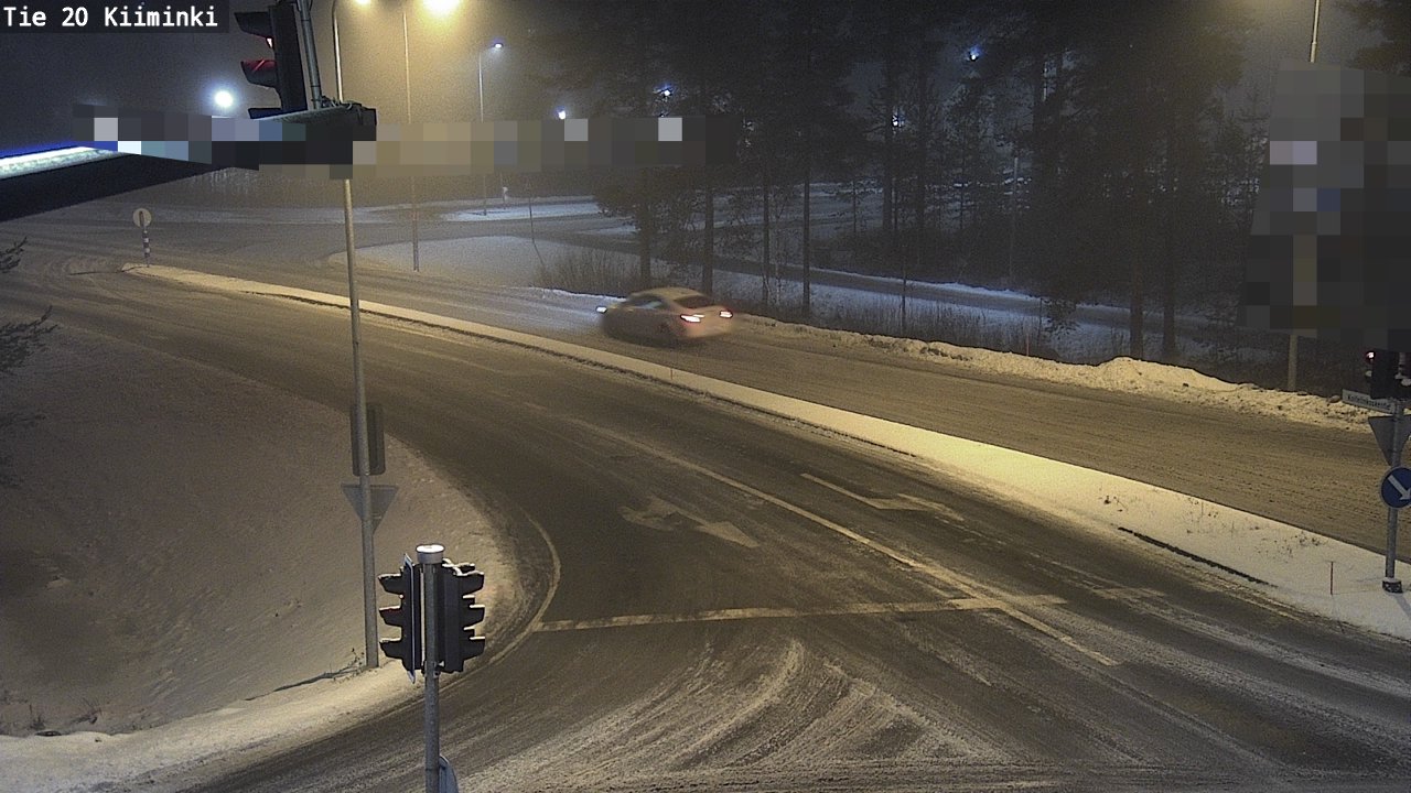 Weather Camera Image Road 20 Oulu Kiiminki, Oulu, Pohjois-Pohjanmaa