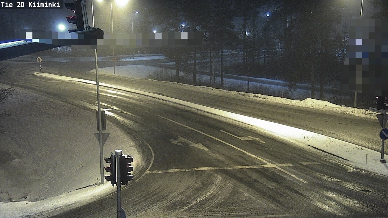 Weather Camera Image Road 20 Oulu Kiiminki, Oulu, Pohjois-Pohjanmaa
