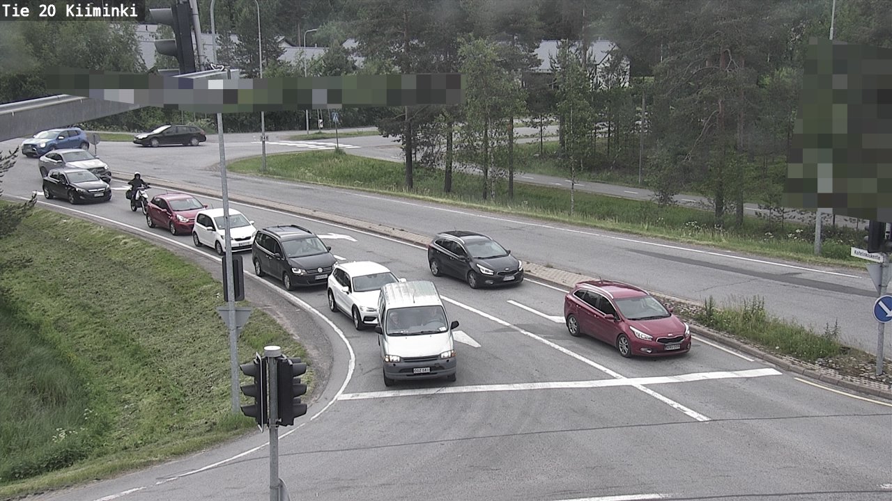Weather Camera Image Väg 20 Uleåborg Kiiminki, Oulu, Pohjois-Pohjanmaa