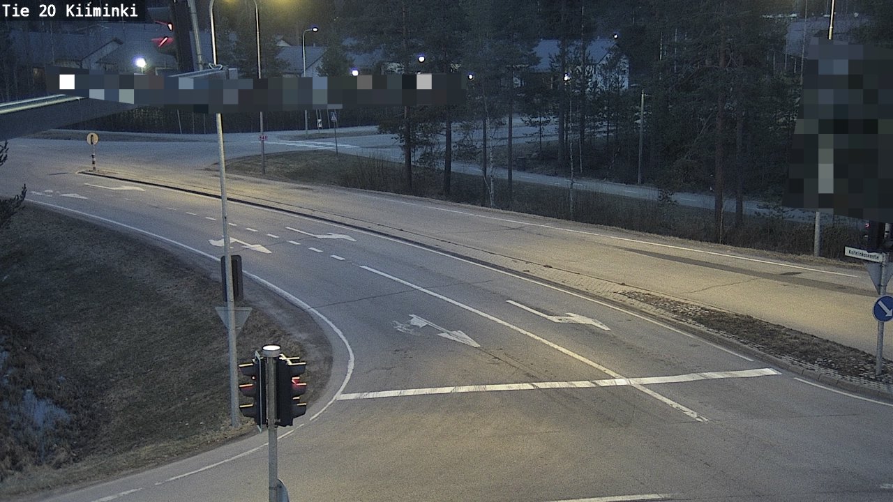 Weather Camera Image Road 20 Oulu Kiiminki, Oulu, Pohjois-Pohjanmaa
