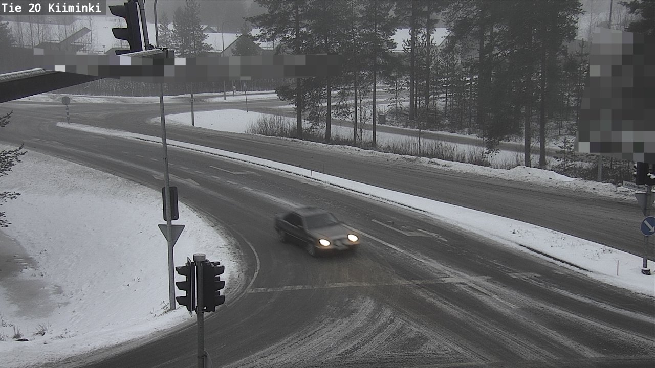 Weather Camera Image Road 20 Oulu Kiiminki, Oulu, Pohjois-Pohjanmaa