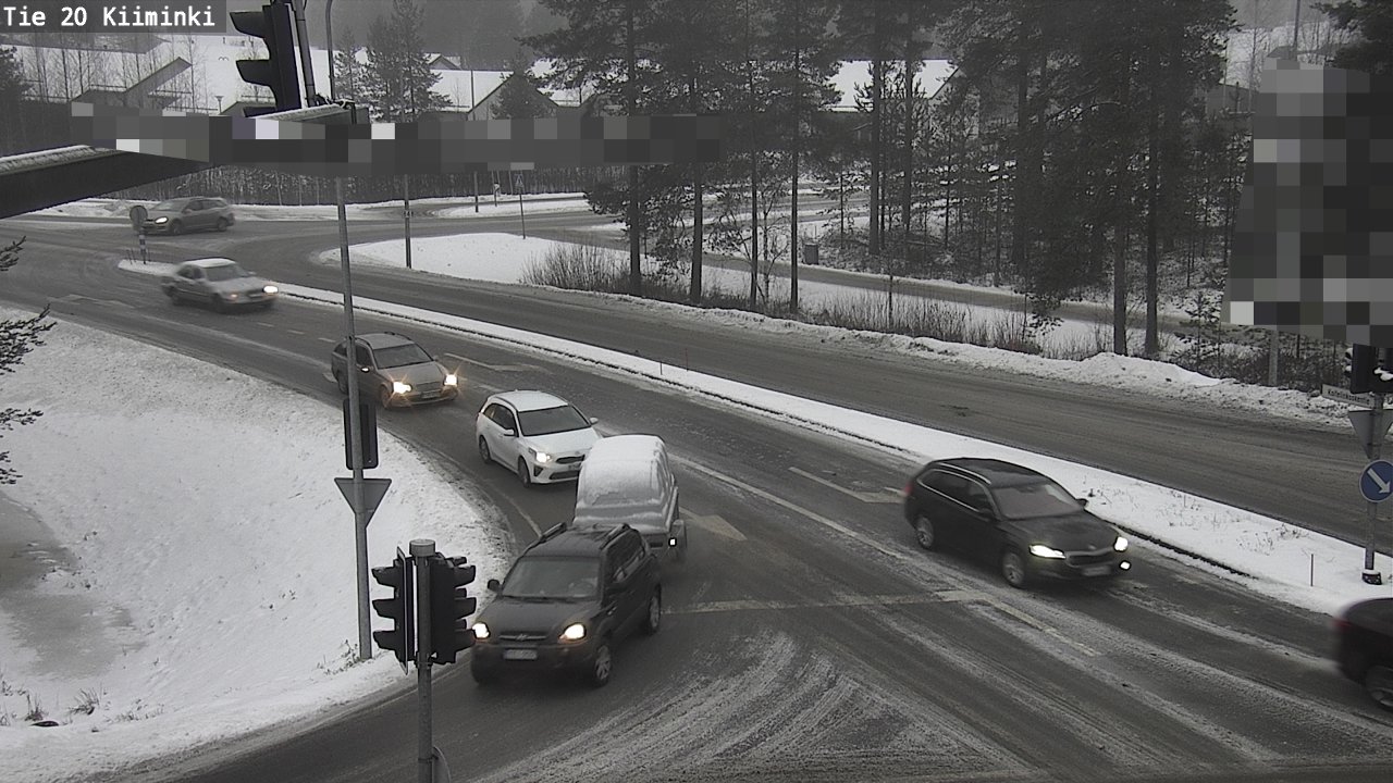 Weather Camera Image Road 20 Oulu Kiiminki, Oulu, Pohjois-Pohjanmaa