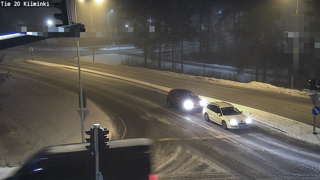 Weather Camera Image Road 20 Oulu Kiiminki, Oulu, Pohjois-Pohjanmaa