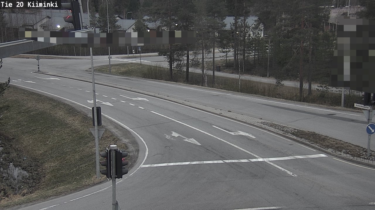 Weather Camera Image Road 20 Oulu Kiiminki, Oulu, Pohjois-Pohjanmaa