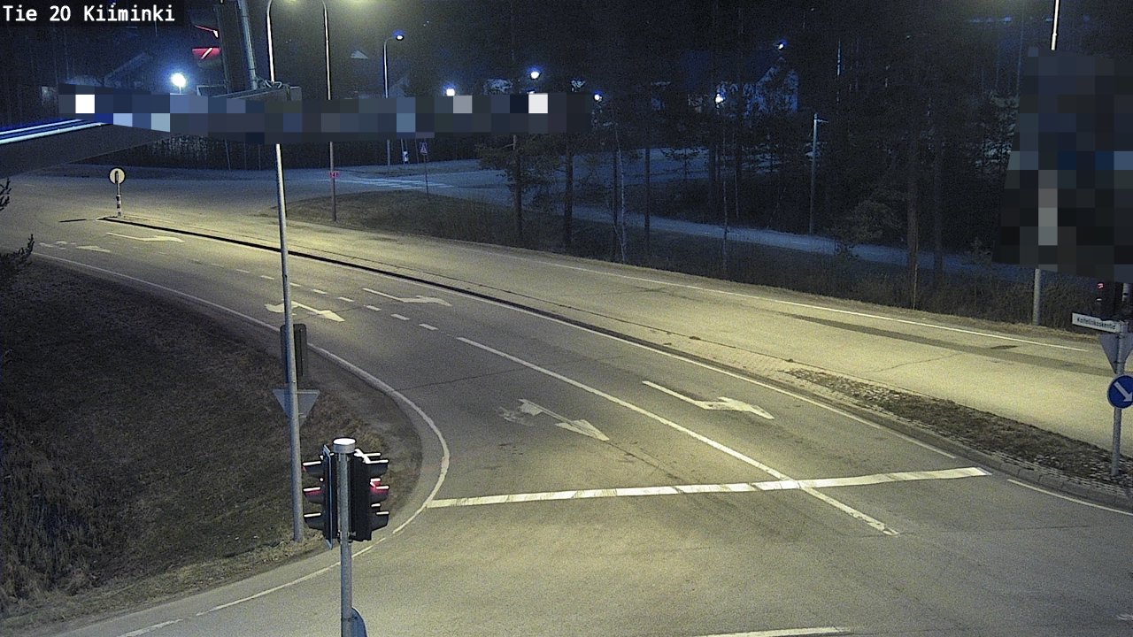 Weather Camera Image Road 20 Oulu Kiiminki, Oulu, Pohjois-Pohjanmaa