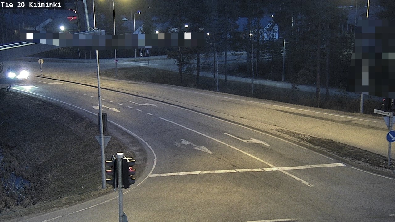 Weather Camera Image Väg 20 Uleåborg Kiiminki, Oulu, Pohjois-Pohjanmaa