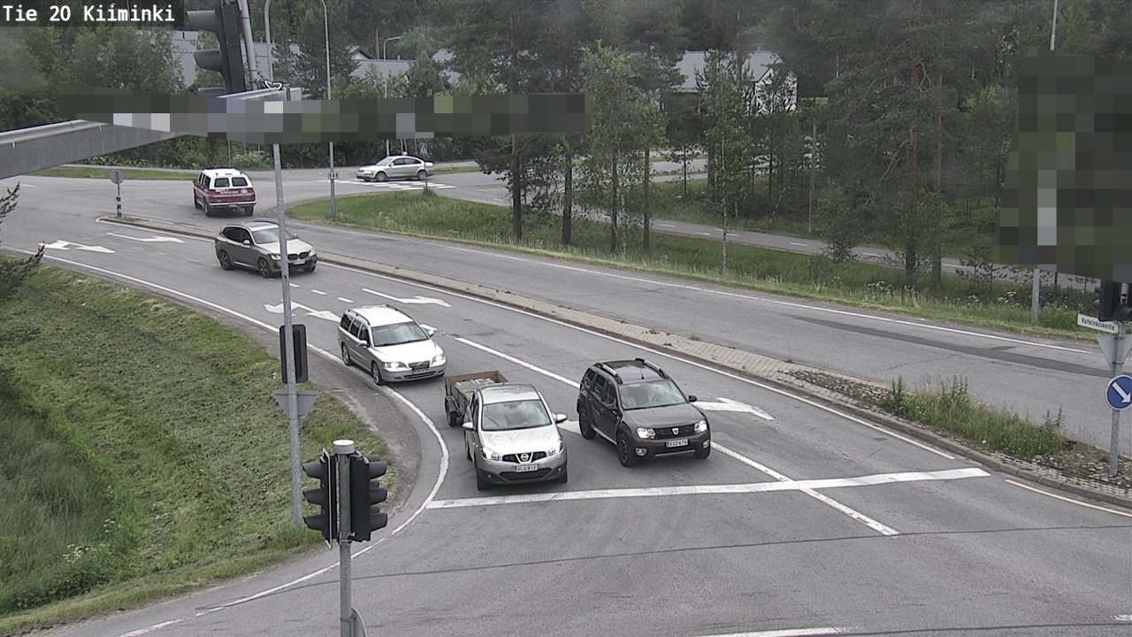 Weather Camera Image Väg 20 Uleåborg Kiiminki, Oulu, Pohjois-Pohjanmaa