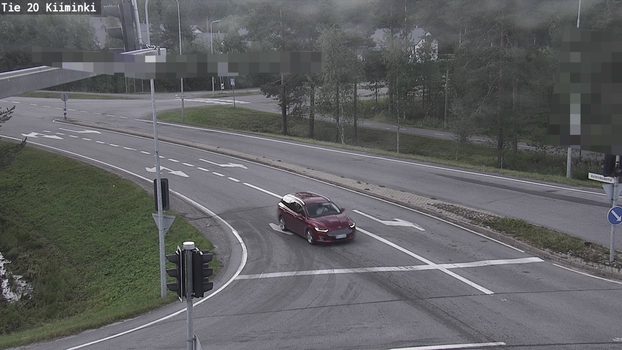 Weather Camera Image Road 20 Oulu Kiiminki, Oulu, Pohjois-Pohjanmaa
