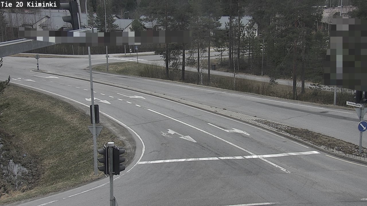Weather Camera Image Väg 20 Uleåborg Kiiminki, Oulu, Pohjois-Pohjanmaa