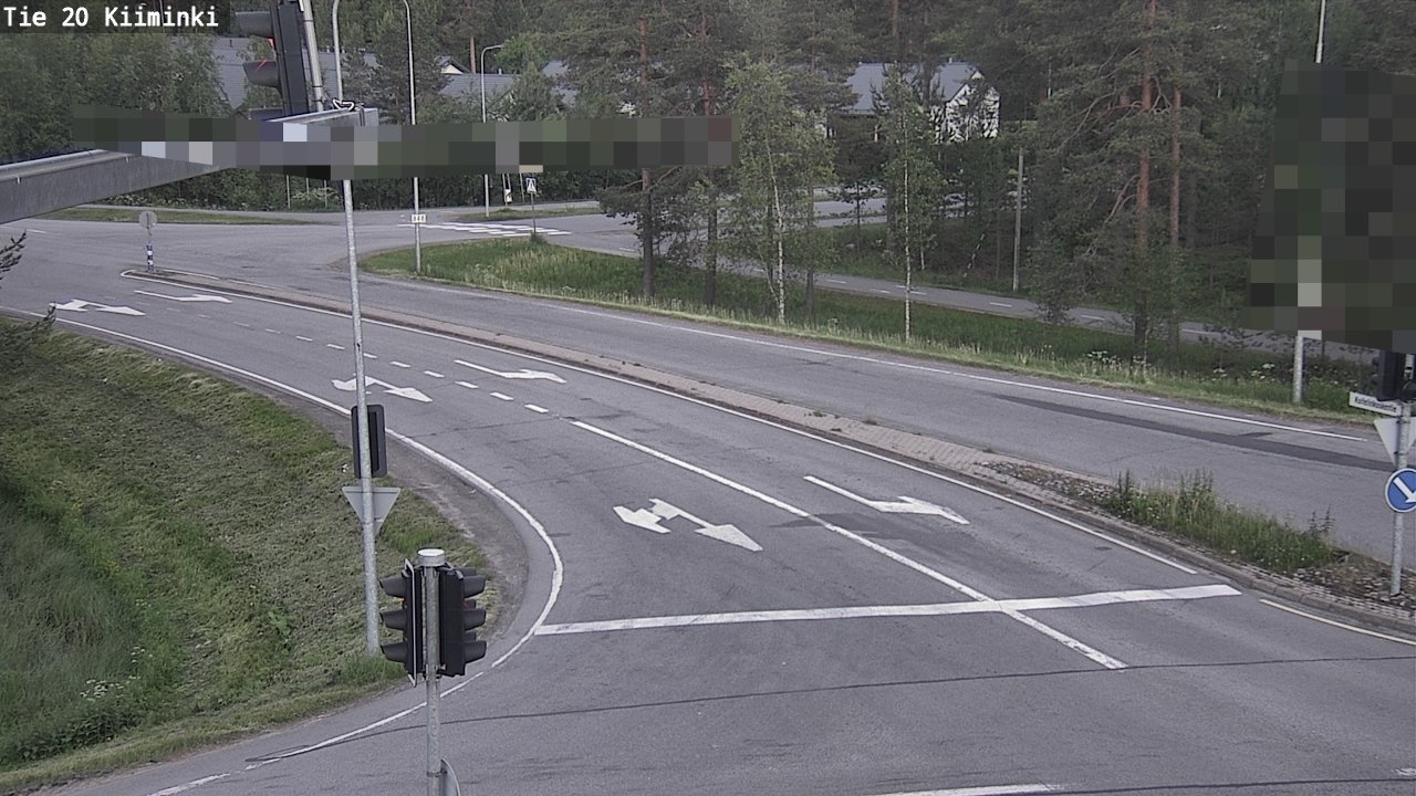 Weather Camera Image Väg 20 Uleåborg Kiiminki, Oulu, Pohjois-Pohjanmaa