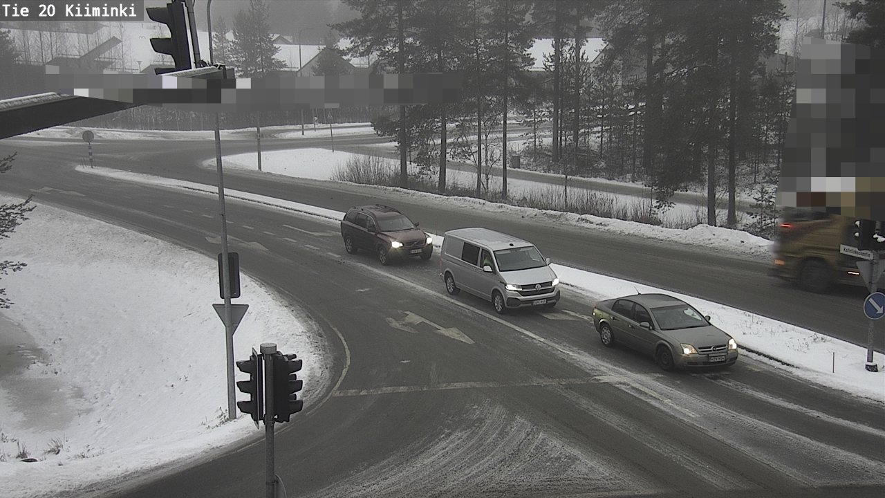 Weather Camera Image Road 20 Oulu Kiiminki, Oulu, Pohjois-Pohjanmaa