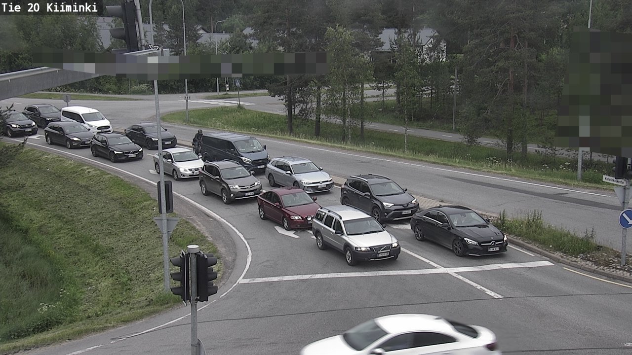 Weather Camera Image Väg 20 Uleåborg Kiiminki, Oulu, Pohjois-Pohjanmaa