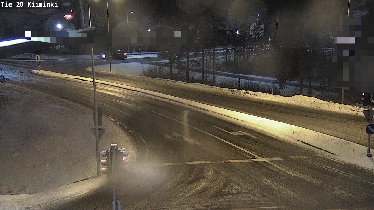 Weather Camera Image Road 20 Oulu Kiiminki, Oulu, Pohjois-Pohjanmaa
