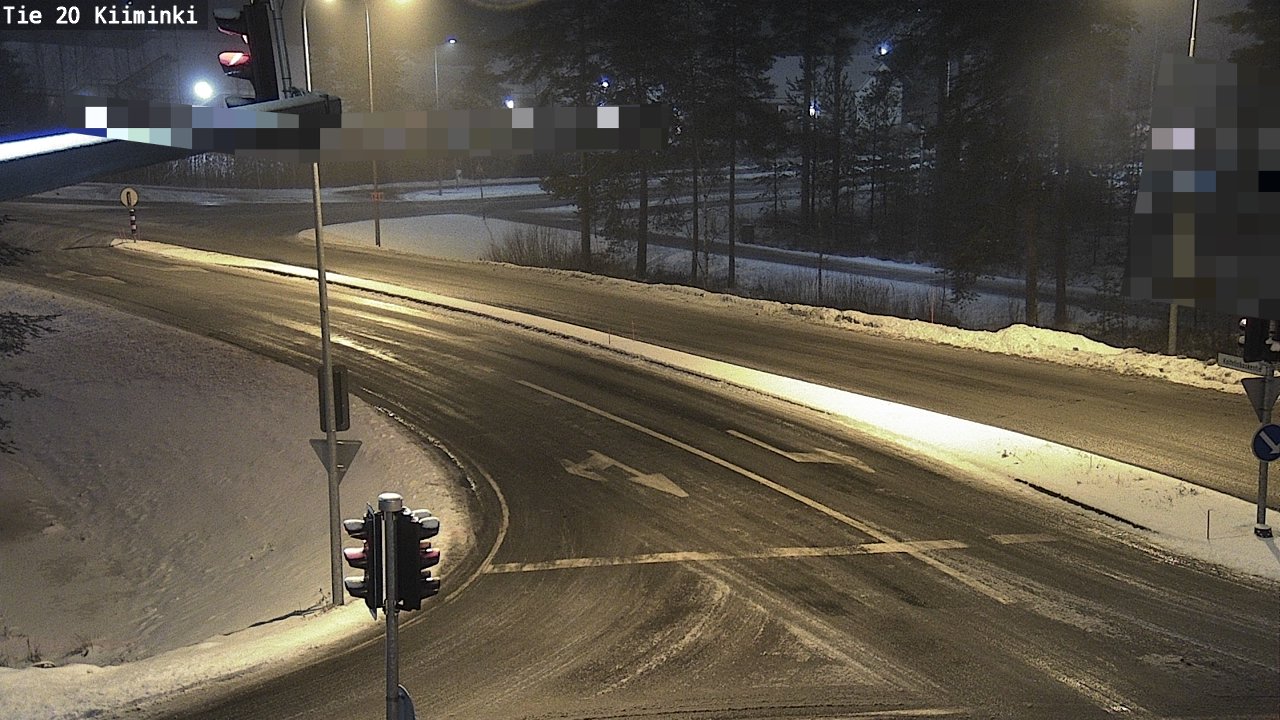 Weather Camera Image Road 20 Oulu Kiiminki, Oulu, Pohjois-Pohjanmaa
