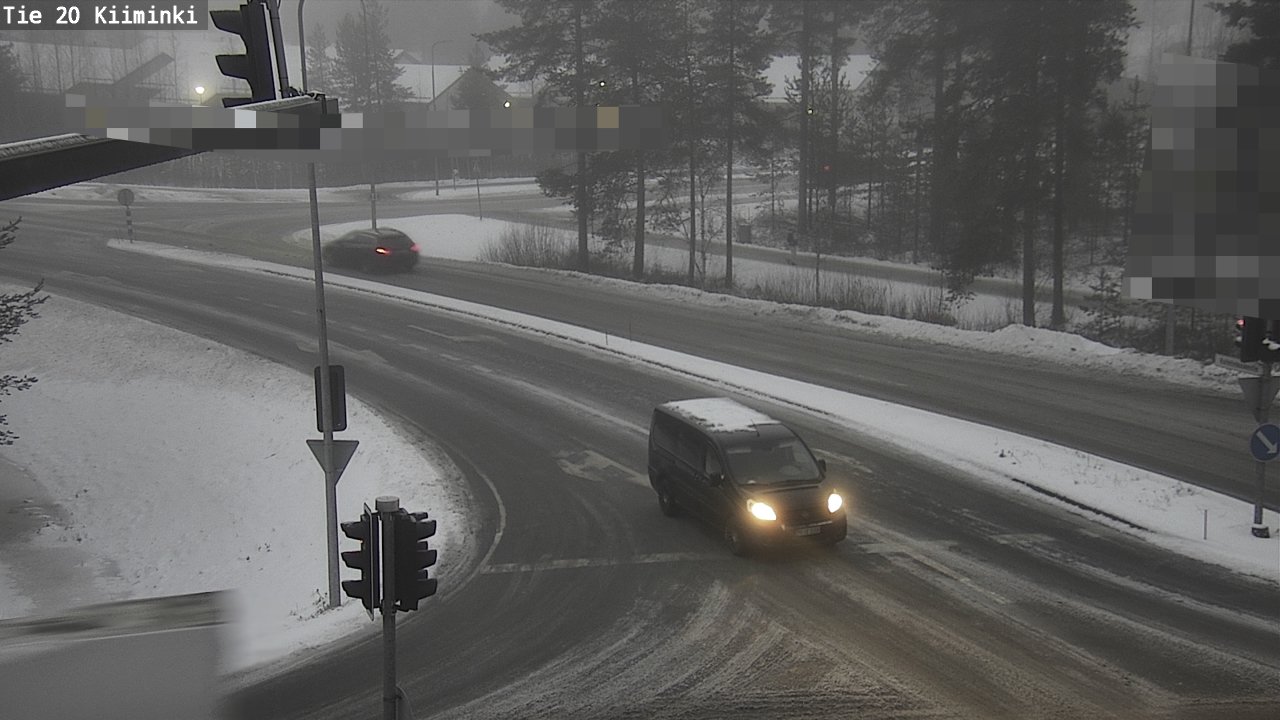 Weather Camera Image Road 20 Oulu Kiiminki, Oulu, Pohjois-Pohjanmaa