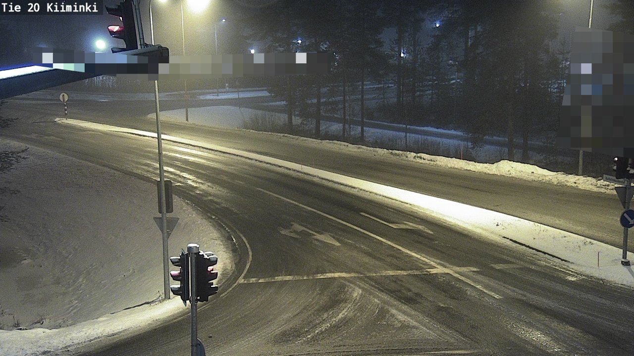 Weather Camera Image Road 20 Oulu Kiiminki, Oulu, Pohjois-Pohjanmaa