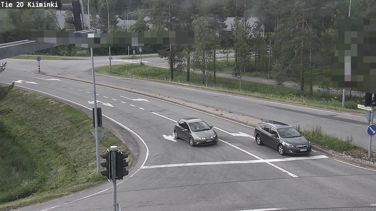 Weather Camera Image Väg 20 Uleåborg Kiiminki, Oulu, Pohjois-Pohjanmaa