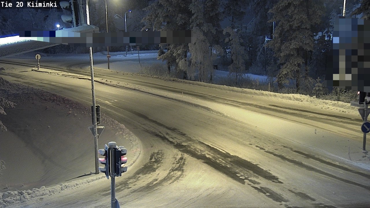 Weather Camera Image Road 20 Oulu Kiiminki, Oulu, Pohjois-Pohjanmaa