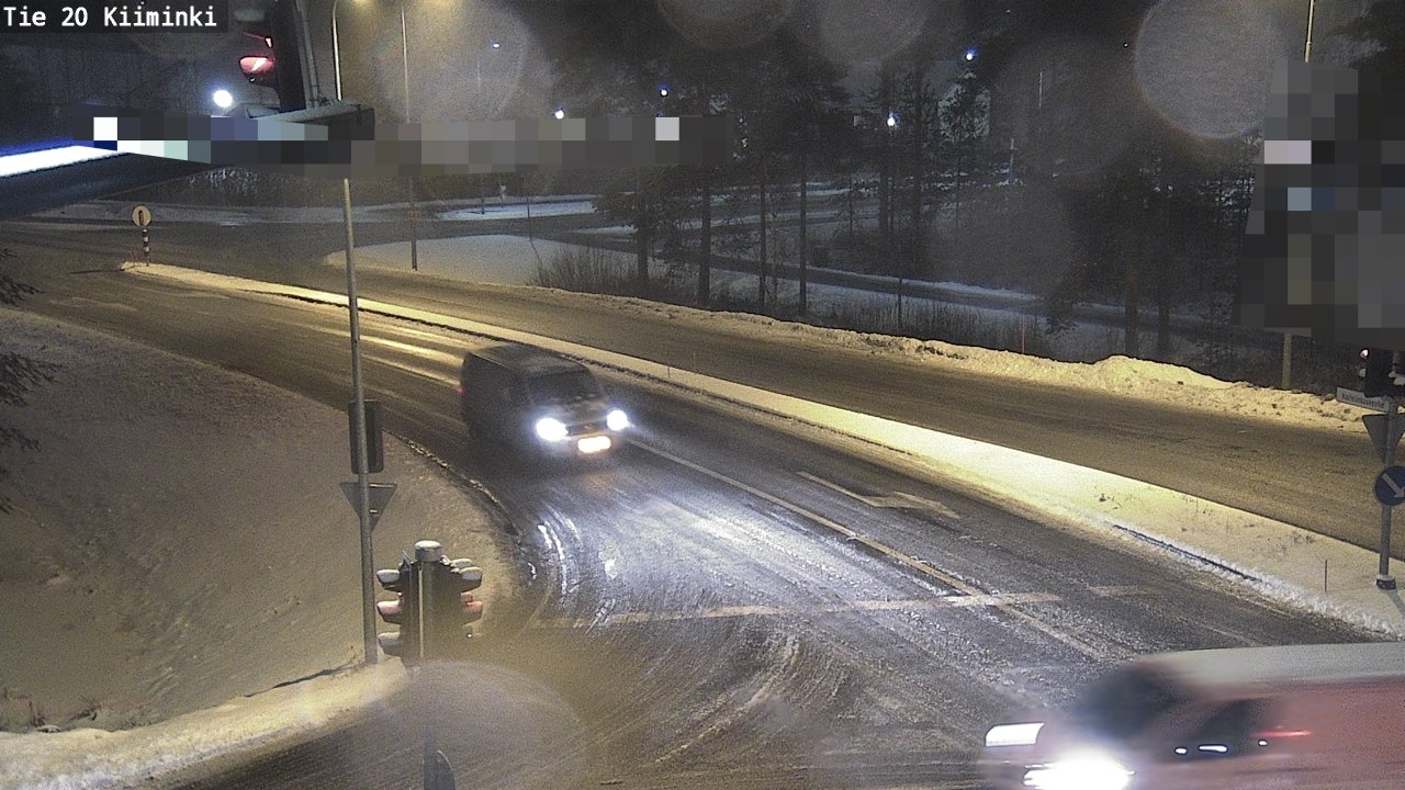 Weather Camera Image Road 20 Oulu Kiiminki, Oulu, Pohjois-Pohjanmaa