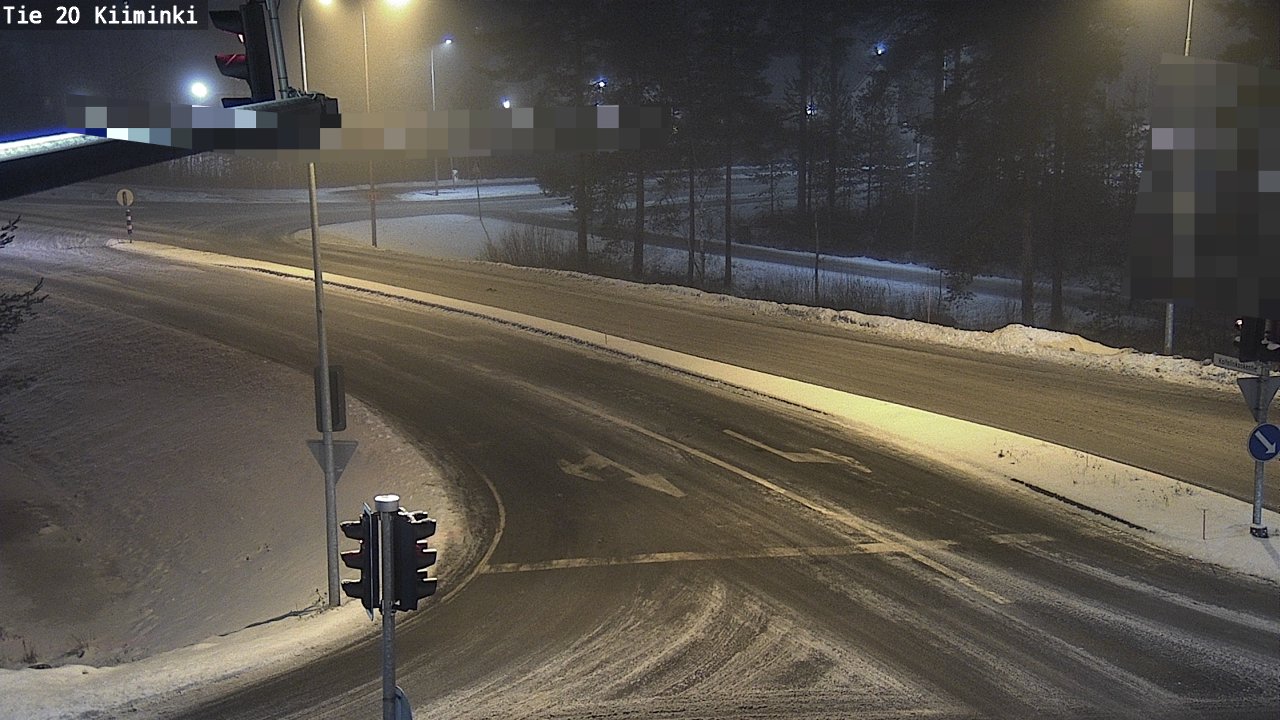 Weather Camera Image Road 20 Oulu Kiiminki, Oulu, Pohjois-Pohjanmaa