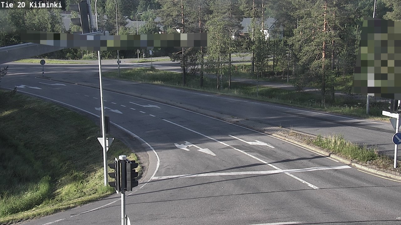 Weather Camera Image Väg 20 Uleåborg Kiiminki, Oulu, Pohjois-Pohjanmaa