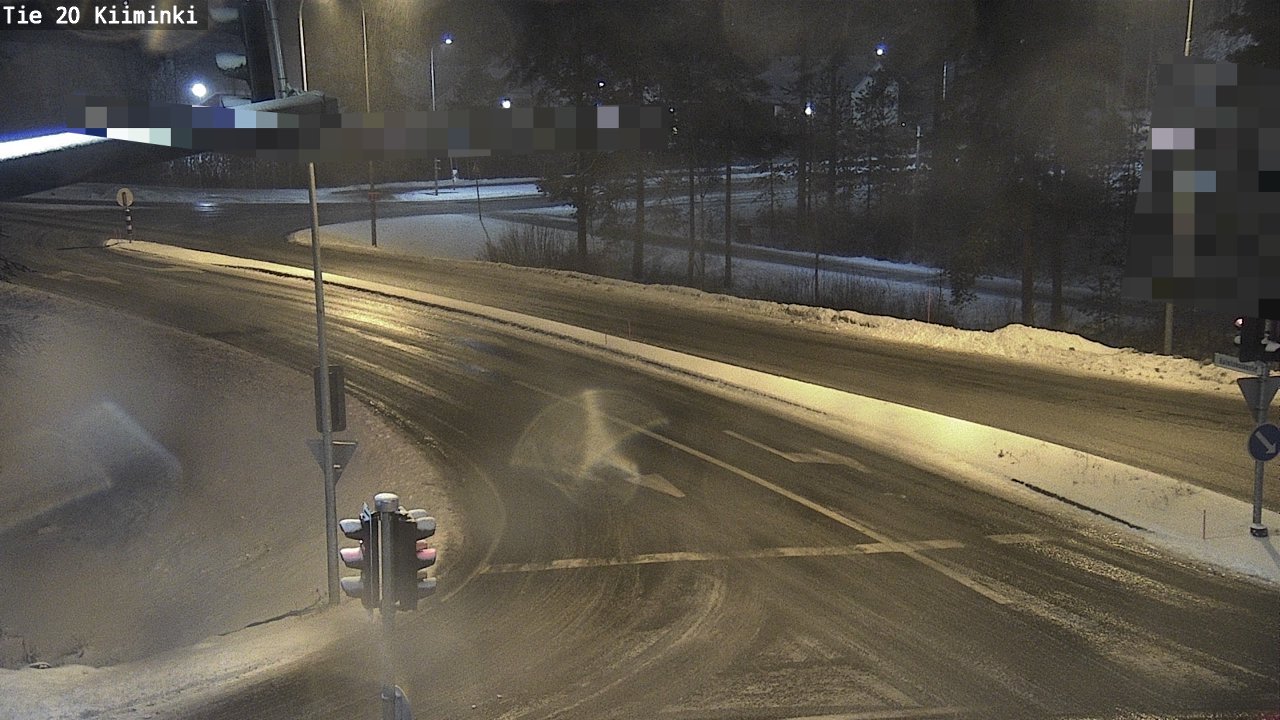 Weather Camera Image Road 20 Oulu Kiiminki, Oulu, Pohjois-Pohjanmaa