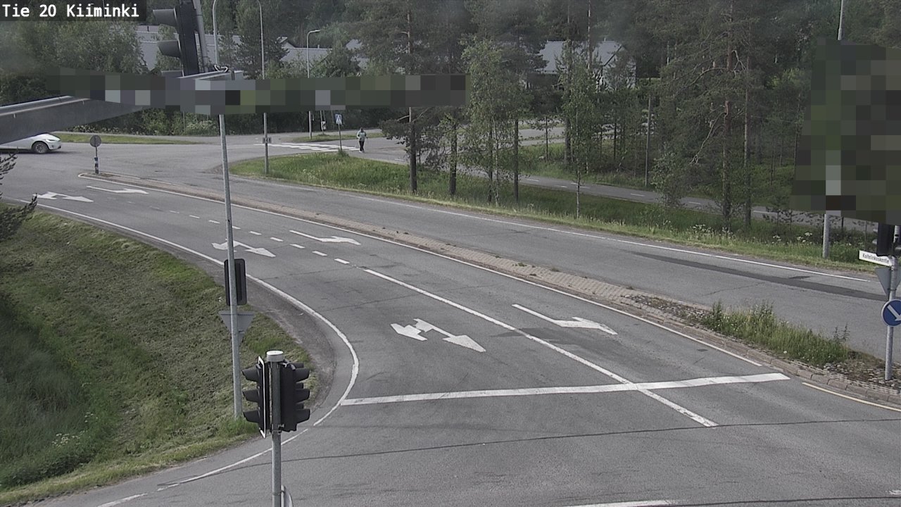Weather Camera Image Väg 20 Uleåborg Kiiminki, Oulu, Pohjois-Pohjanmaa