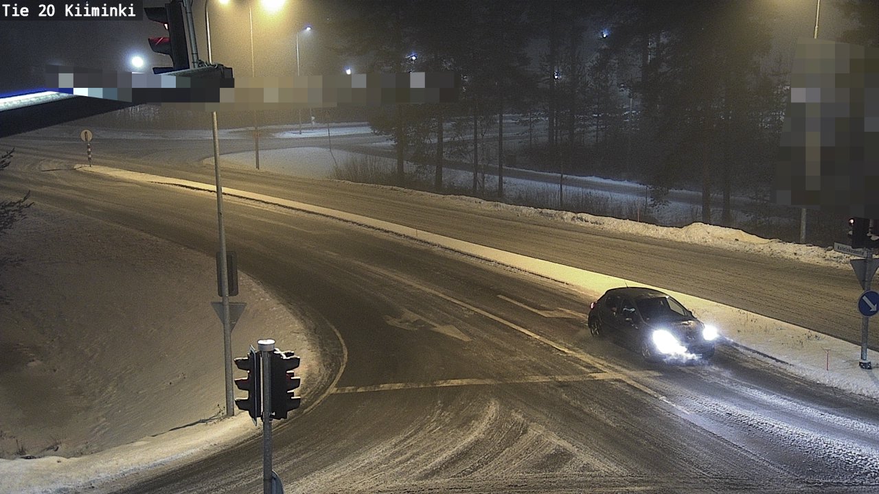 Weather Camera Image Road 20 Oulu Kiiminki, Oulu, Pohjois-Pohjanmaa
