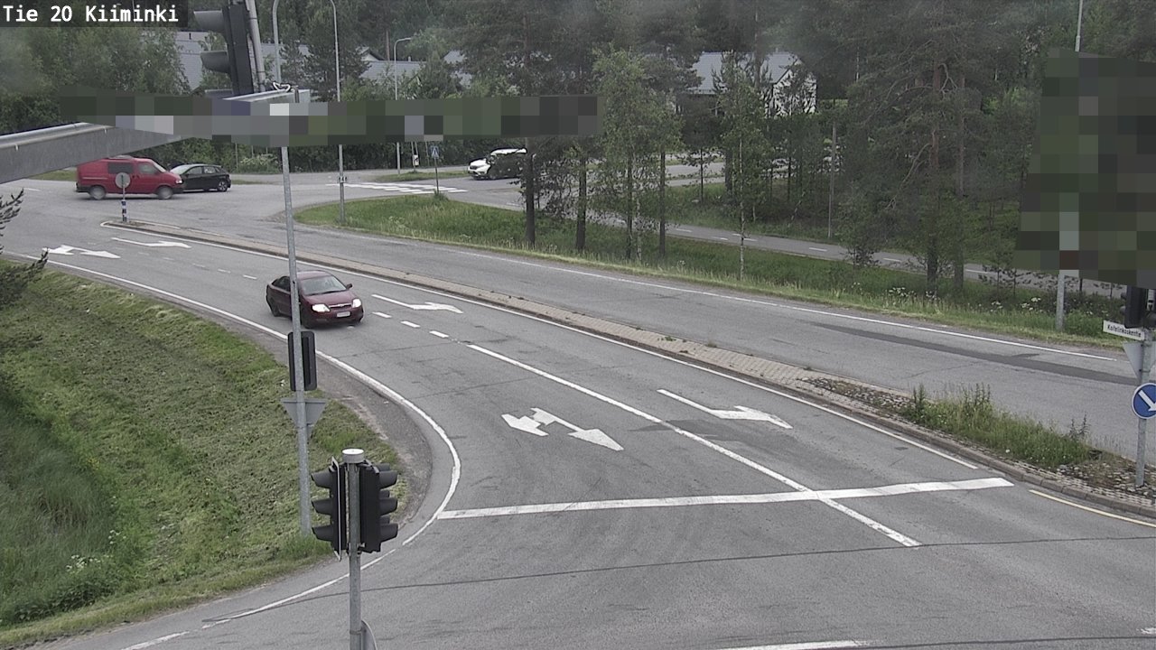 Weather Camera Image Väg 20 Uleåborg Kiiminki, Oulu, Pohjois-Pohjanmaa
