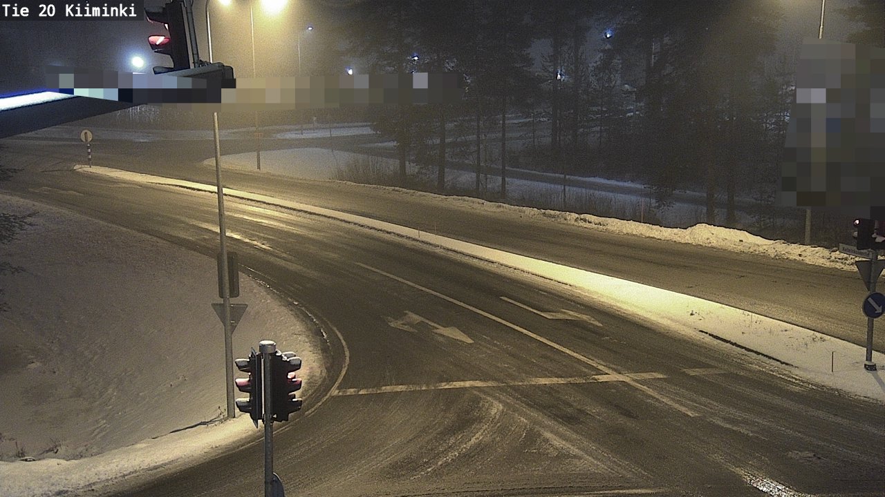 Weather Camera Image Road 20 Oulu Kiiminki, Oulu, Pohjois-Pohjanmaa