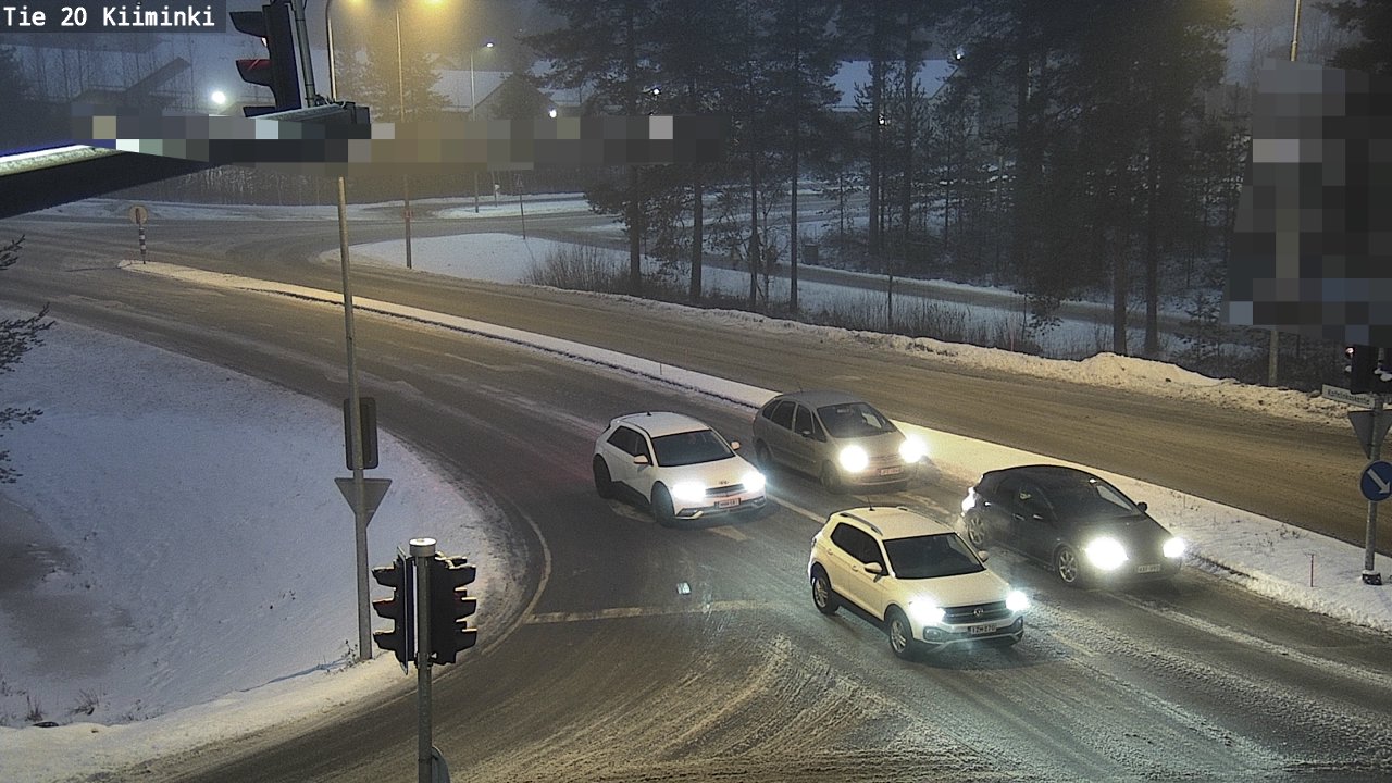 Weather Camera Image Road 20 Oulu Kiiminki, Oulu, Pohjois-Pohjanmaa