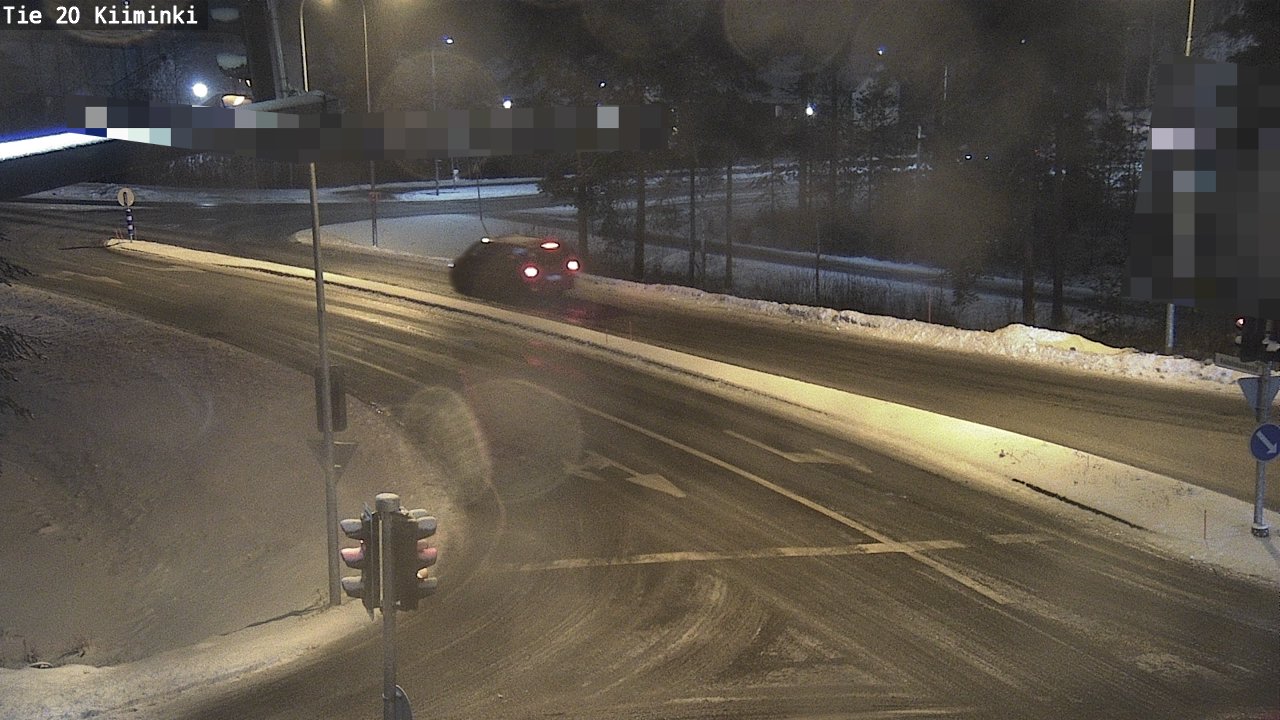 Weather Camera Image Road 20 Oulu Kiiminki, Oulu, Pohjois-Pohjanmaa
