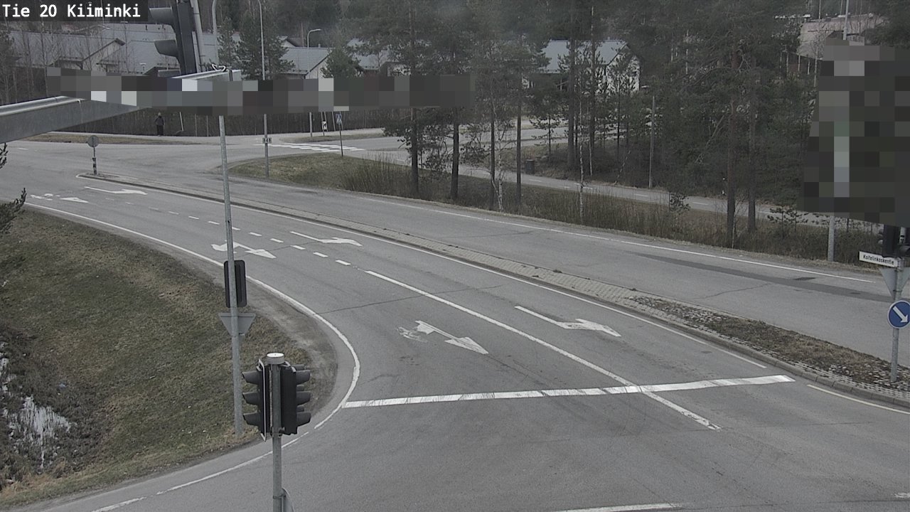 Weather Camera Image Väg 20 Uleåborg Kiiminki, Oulu, Pohjois-Pohjanmaa