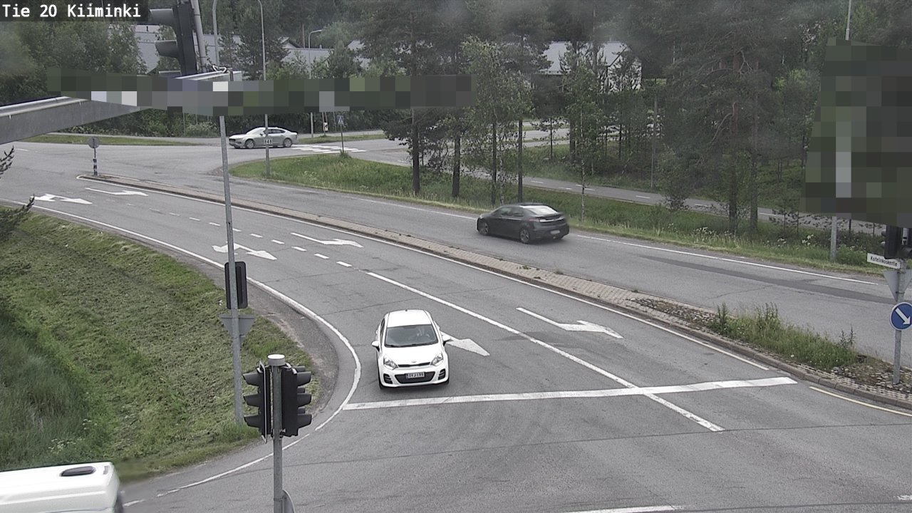 Weather Camera Image Väg 20 Uleåborg Kiiminki, Oulu, Pohjois-Pohjanmaa