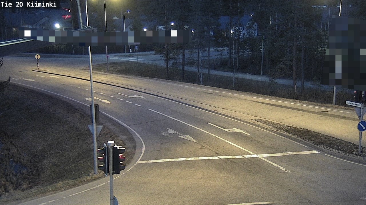 Weather Camera Image Road 20 Oulu Kiiminki, Oulu, Pohjois-Pohjanmaa