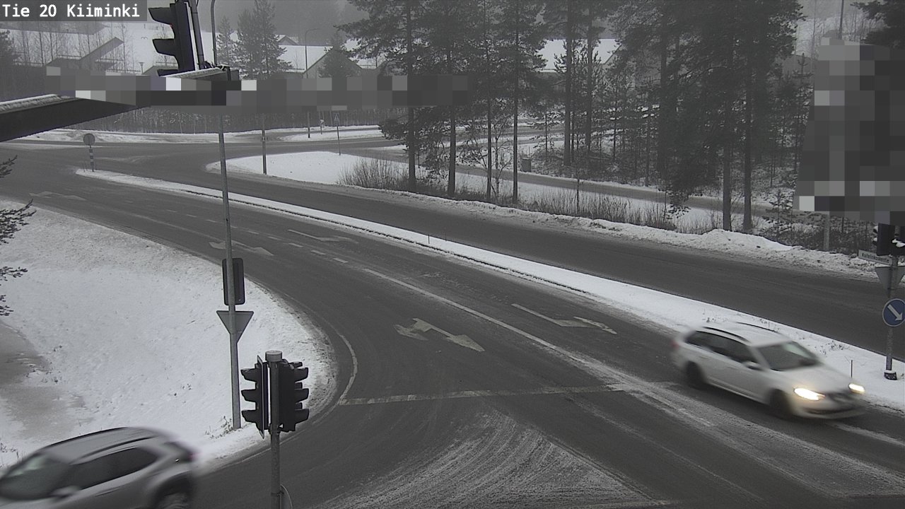 Weather Camera Image Road 20 Oulu Kiiminki, Oulu, Pohjois-Pohjanmaa