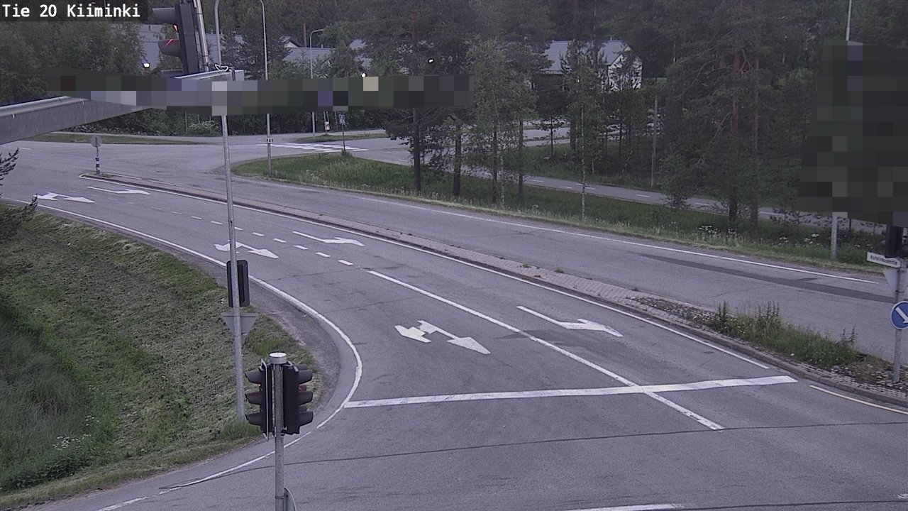Weather Camera Image Väg 20 Uleåborg Kiiminki, Oulu, Pohjois-Pohjanmaa