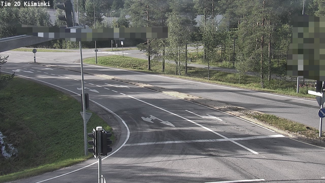 Weather Camera Image Road 20 Oulu Kiiminki, Oulu, Pohjois-Pohjanmaa