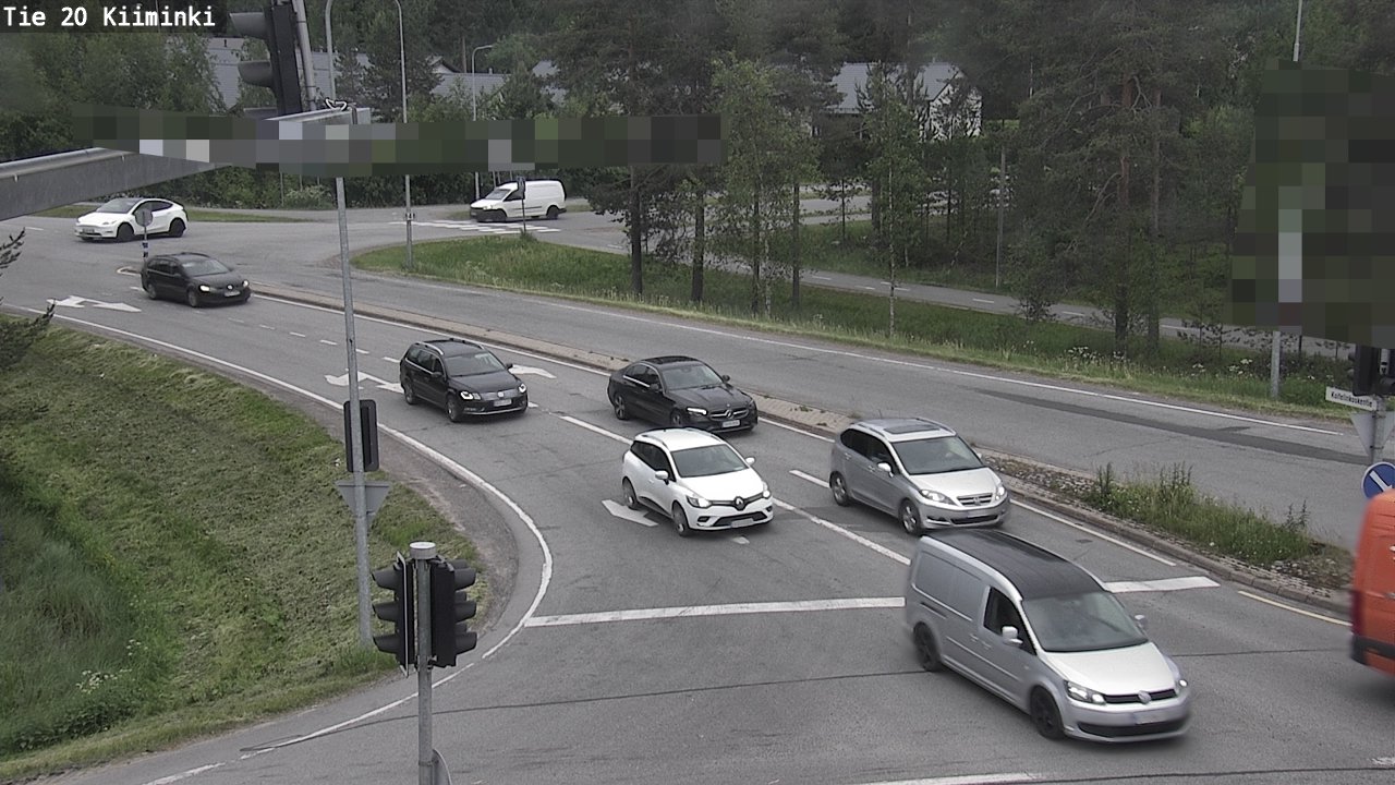 Weather Camera Image Väg 20 Uleåborg Kiiminki, Oulu, Pohjois-Pohjanmaa
