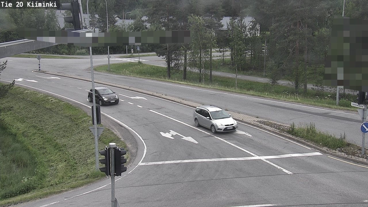 Weather Camera Image Väg 20 Uleåborg Kiiminki, Oulu, Pohjois-Pohjanmaa