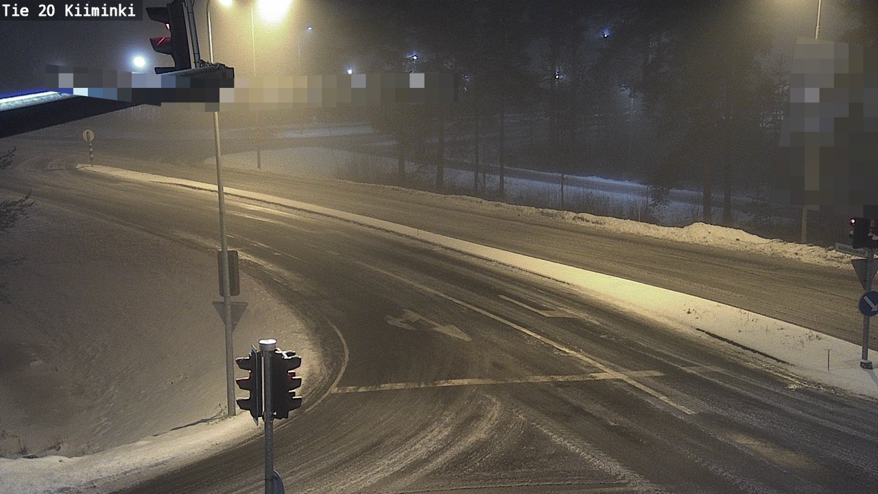 Weather Camera Image Road 20 Oulu Kiiminki, Oulu, Pohjois-Pohjanmaa