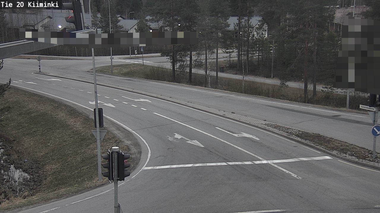 Weather Camera Image Road 20 Oulu Kiiminki, Oulu, Pohjois-Pohjanmaa